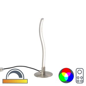 Dizajnová stolná lampa z ocele vrátane LED a diaľkového ovládania - Onda