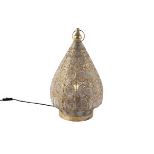 Orientálna stolová lampa zlatá 28 cm - Mauglí