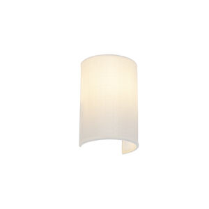 Moderná nástenná lampa biela - Simple Drum Jute