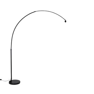 Modern black arch lamp XXL without shade