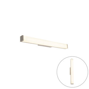 Moderná nástenná lampa do kúpeľne oceľ 62 cm IP44 - Cascada