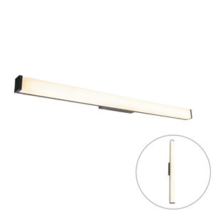 Moderné nástenné svietidlo do kúpeľne čierne 92 cm IP44 - Cascada