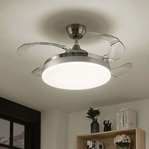 Dizajnový stropný ventilátor vrátane LED a diaľkového ovládania - Philious