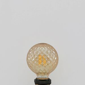 Lucande LED E27 G95 4W 2 700 K stmieva jantárová