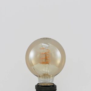 Lucande LED E27 G95 4W 2 700 K stmieva jantárová