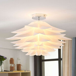 Dizajnové stropné svietidlo biele 50 cm - Rimon