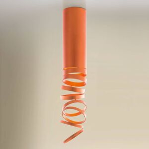 Artemide Stropné svietidlo Artemide Decomposé, oranžové
