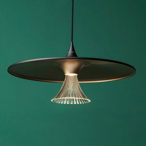 Artemide Artemide Ipno LED závesná lampa, čierno-zlatá