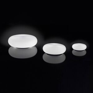Artemide Artemide Itka stolná lampa, sklené tienidlo Ø50cm