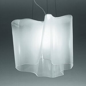 Artemide Závesná lampa Artemide Logico 1pl dĺžka 40 cm sivá