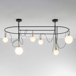 Artemide nh S5 sklenená závesná lampa, 6-pl.