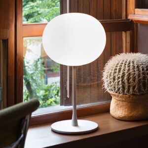 FLOS Glo-Ball T1 – stolná lampa striebro matná