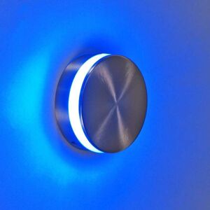Nástenné svietidlo Theo Okrúhle modré LED