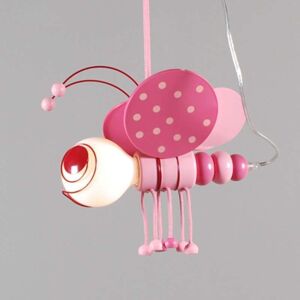 Závesná lampa Kids Bee Pink