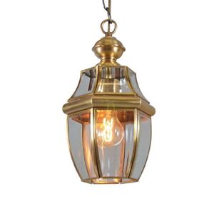 Závesná lampa Oldshore 1 bronzová
