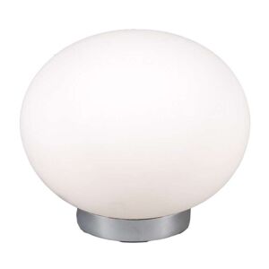 Stolová lampa Ball 24 oceľ s bielym sklom