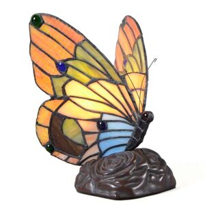 Stolová lampa Tiffany Butterfly