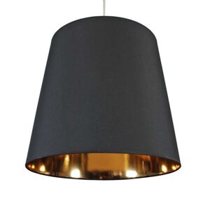 Závesná lampa Tienidlo čierne zlato