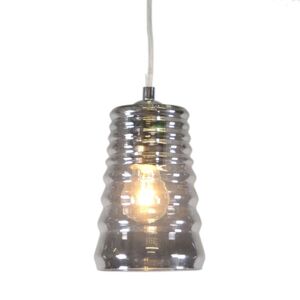 Závesná lampa dymové sklo Treviso III