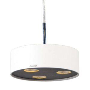 Závesná lampa Dia biela