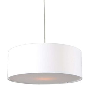 Závesné svietidlo Tamburo 50cm biele