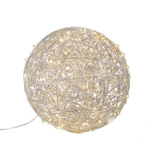 Stojacia lampa Draht sphere 60cm LED hliník