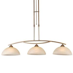 Závesná lampa Milano 3 bronzová