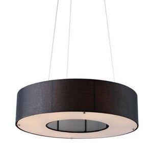Závesná lampa Drum Open 60cm čierna