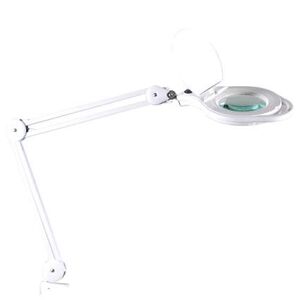 Lampa s lupou LUPA 1 LED 3D biela