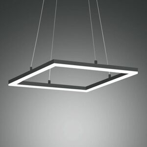 Stropné LED svietidlo Bard 42x42 cm antracit