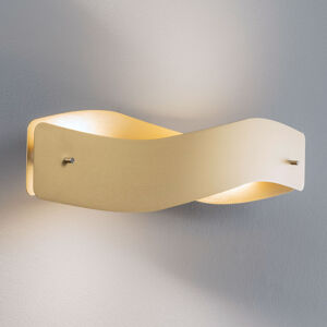 Lucande Lian nástenné LED svietidlo v mosadzi