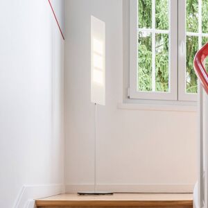 Stojacia lampa OMLED One f3l, nerezová oceľ/čierna, OLED