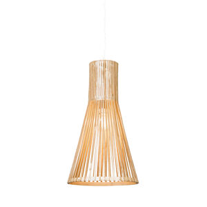 Závesná lampa Bambus 1 prírodná