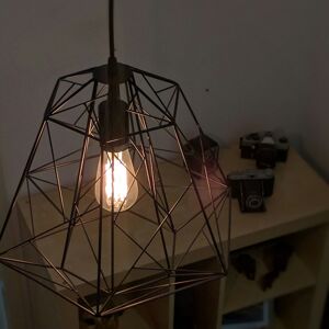 Priemyselná závesná lampa čierna - Framework Basic